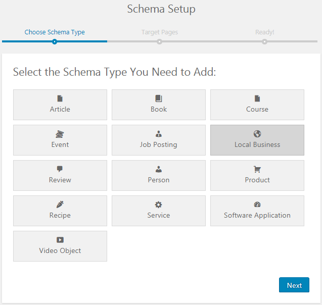 configuracion wp schema pro paso 1