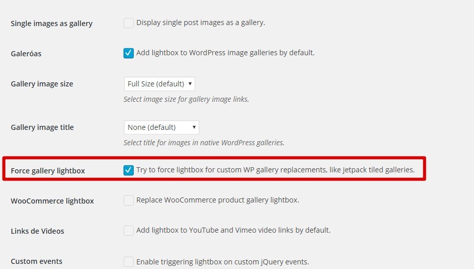 lightbox con jetpack