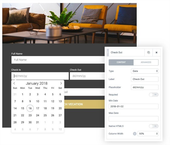 Advanced Form Fields Elementor pro