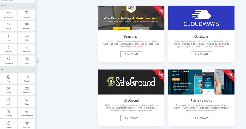 Call to action widget Elementor Pro