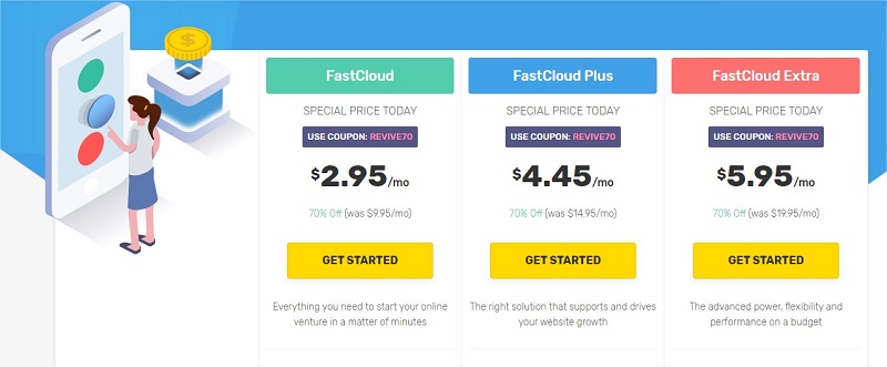 Cloud Hosting FastComet planes de precios