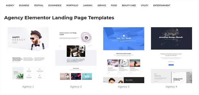 Happy Templates - HappyAddons