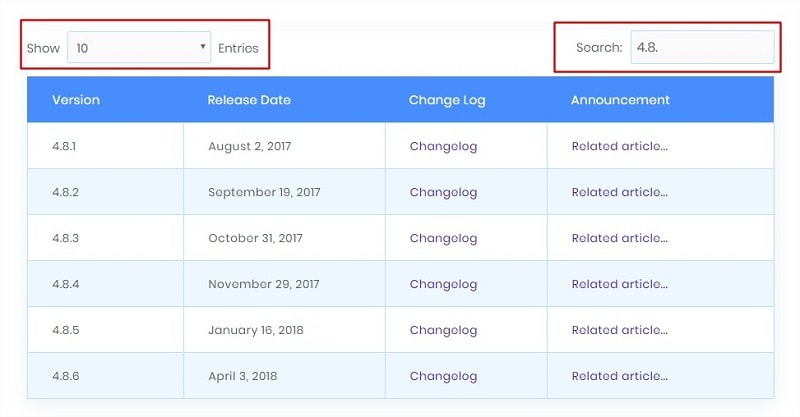 Table-widget-uaelementor