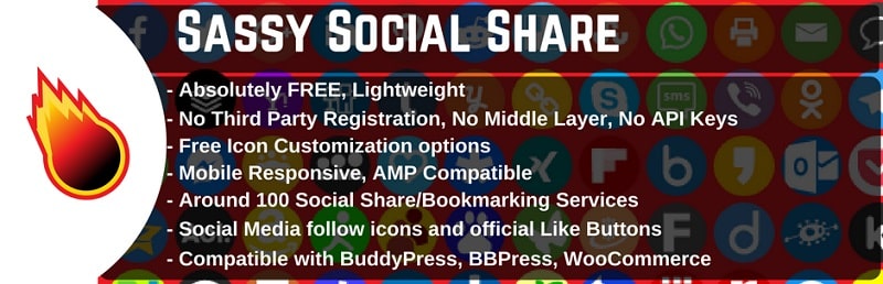 WordPress Social Sharing Plugin – Sassy Social Share