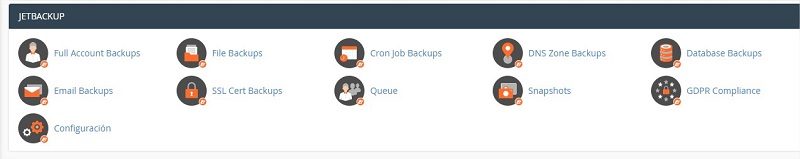 cpanel jetbackups