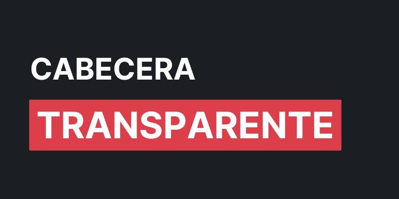 crear una cabecera transparente fija en wordpress