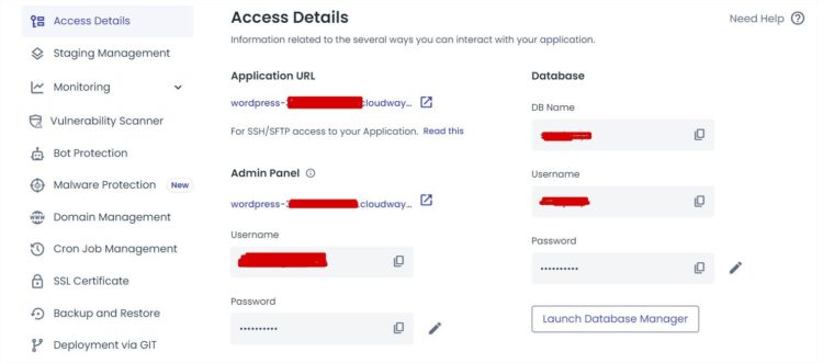 gestion aplicaciones cloudways