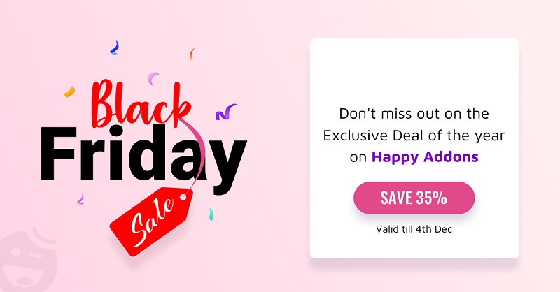 happy addons black friday