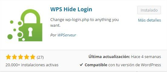 Instalar y configurar WPS Hide Login