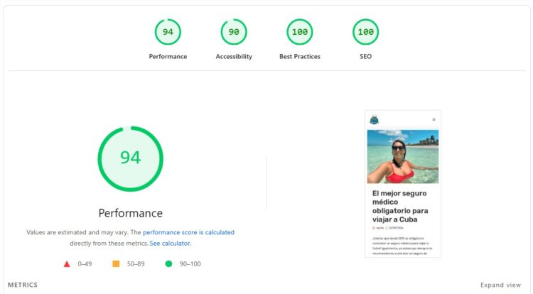 pagespeed nuriawonderland