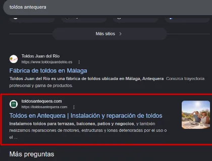 posicionamiento web antequera